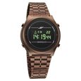 SF CirQle Digital Dial Brown Stainless Steel Strap Watch For Men - image number 1