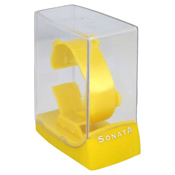 Sonata Quartz Analog with Day and Date Golden Dial Stainless Steel Strap Watch for Men - image number 4