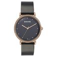 Sonata Quartz Analog Black Dial Black Leather Strap Watch For Women - image number 1
