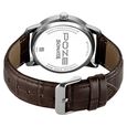Poze By Sonata Quartz Analog Blue Dial Brown Leather Strap Watch For Men - image number 6