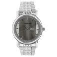 Sonata Quartz Analog with Day and Date Champagne Dial Stainless Steel Strap Watch for Men