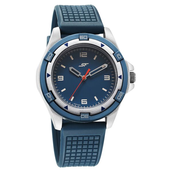 SF Sporty Blue Dial Polyurethane Strap Watch for Men - image number 0