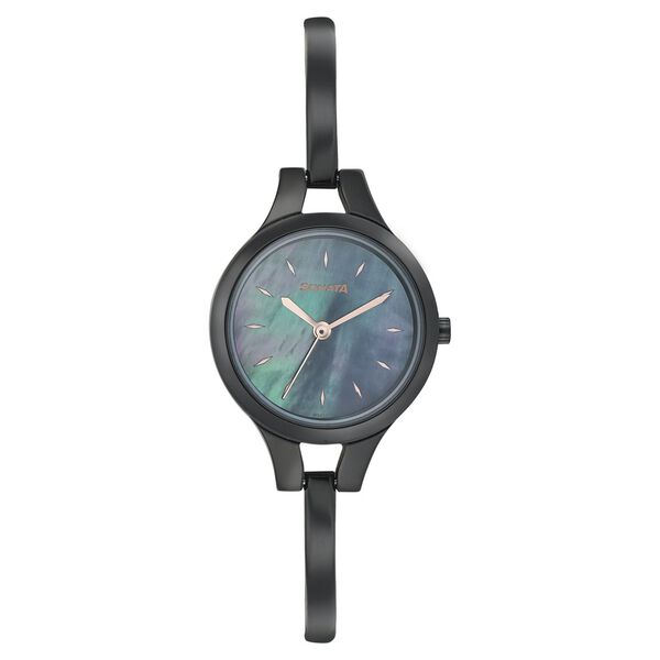 Sonata Onyx Mother of Pearl Dial Women Watch With Stainless Steel Strap - image number 0