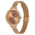 Sonata Poze Quartz Analog Beige Dial Mesh Strap Watch for Women - image number 3