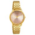 Sonata Gold Edit Silver Dial Women Watch With Stainless Steel Strap