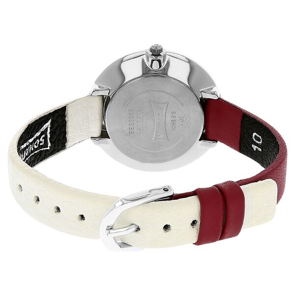 Sonata Quartz Analog Silver Dial Leather Strap Watch for Women - image number 3
