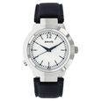 Sonata Act Safety Watch White Dial Women Watch With Leather Strap - image number 0