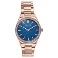 Sonata Jashn Quartz Analog Blue Dial Rose Gold Metal Strap Watch For Women - image number 0