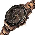 Sonata Chronos Quartz Analog with Date Brown Dial Brown Colour Stainless Steel Strap Watch For Men - image number 2