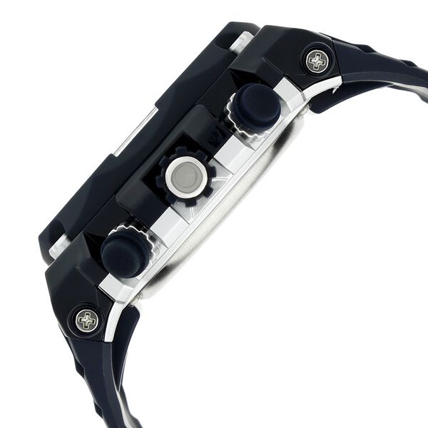 SF Quartz Digital Dial Plastic Strap Watch for Men - image number 2