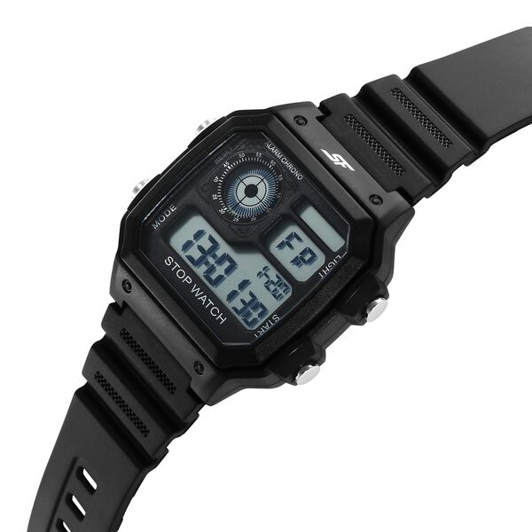SF Hexa Digital Dial Unisex Watch With Polyurethane Strap - image number 2