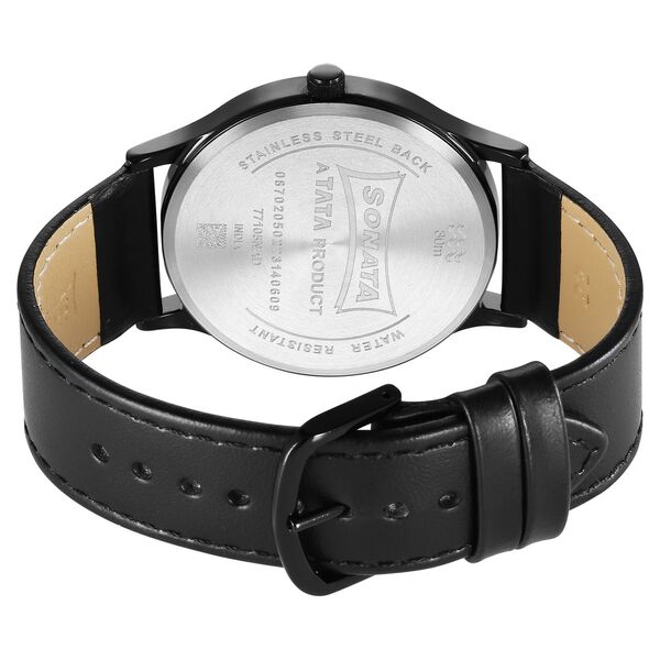 Sonata Quartz Analog with Date Grey Dial Watch for Men - image number 3
