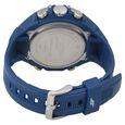 SF Chrome Quartz Analog Digital Dial PU Strap Watch for Men - image number 3