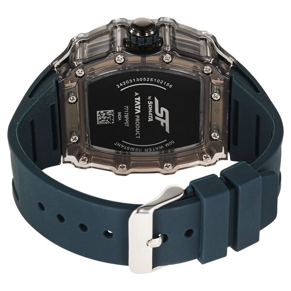 SF Maiden Voyage Sport Watch Blue Dial And Strap Tonneau Shaped Case - image number 4