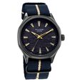 Poze By Sonata Quartz Analog Blue Dial Red Nylon Strap Watch For Men - image number 1