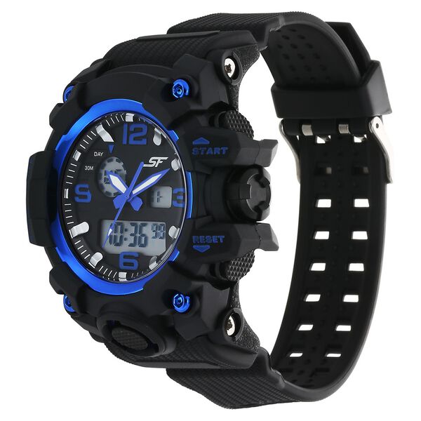 SF Sparq Ana Digi Black Dial Polyurethane Strap Watch for Men - image number 2