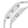 Sonata Quartz Analog with Day and Date Black Dial Metal Strap Watch for Couple - image number 2