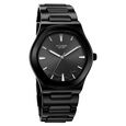 Poze By Sonata Quartz Analog Black Dial Black Metal Strap Watch For Men - image number 1