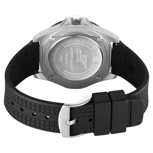 SF Sporty Analogs Quartz Analog Multicoloured Dial Black Plastic Strap Watch For Men - image number 3