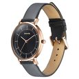 Sonata Modern Edit Quartz Analog Black Dial Leather Strap Watch For Women - image number 3