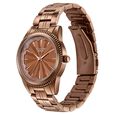 Poze By Sonata Quartz Analog Brown Dial Brown Metal Strap Watch For Men - image number 4