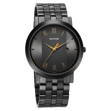Sonata Quartz Analog with Date Utsav Grey Dial Watch for Men