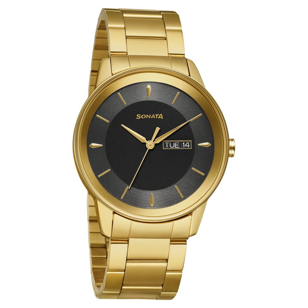 Sonata gold clearance watches for mens
