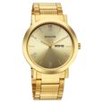 Sonata Utsav Quartz Analog with Day and Date Champagne Dial Stainless Steel Strap Watch for Men - image number 0