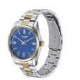 Sonata Poze Quartz Analog Blue Dial Two Toned Color Stainless Steel Strap Watch For Men - image number 3