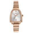 Poze By Sonata Quartz Analog Silver Dial Rose Gold Metal Strap Watch For Women - image number 1