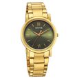 Sonata Classic Quartz Analog Champagne Dial Golden Stainless Steel Strap Watch for Men