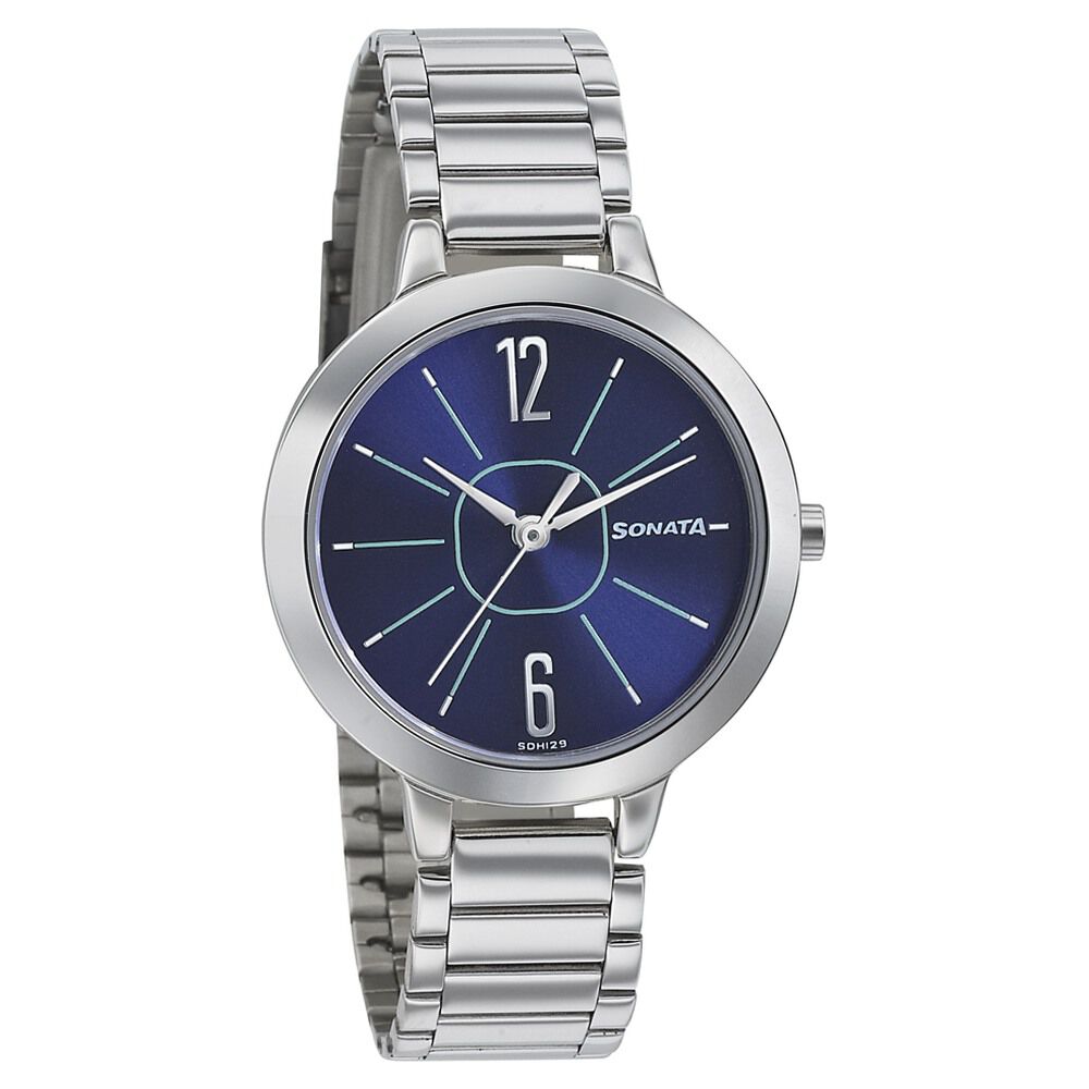 Sonata watch blue best sale colour