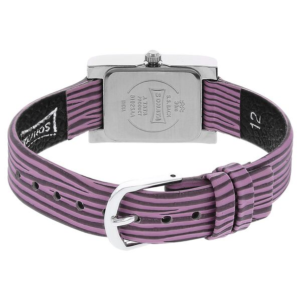 Sonata Quartz Analog Pink Dial Leather Strap Watch for Women - image number 3