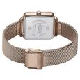 Sonata Quartz Analog White Dial Rose Gold Stainless Steel Strap Watch For Women - image number 5