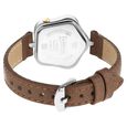 Sonata Utsav Beige Dial Beige Leather Strap Watch for Women - image number 3