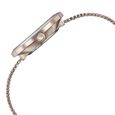 Sonata Poze Quartz Analog Black Dial Rose Gold Color Stainless Steel Strap Watch For Women - image number 4