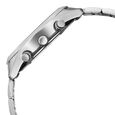 Sonata Summit Quartz Multifunction Black Dial Silver Metal Strap Watch For Men - image number 5
