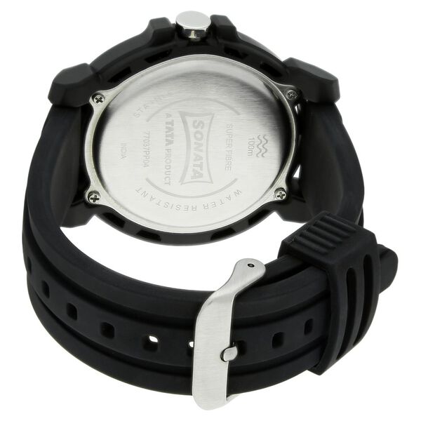 SF Digital Dial Plastic Strap Watch for Men - image number 3