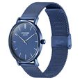 Sonata Poze Quartz Analog Blue Dial Blue Metal Strap Watch For Men - image number 3
