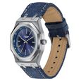 Poze Poze Quartz Analog Blue Dial Blue Denim Strap Watch For Men - image number 4