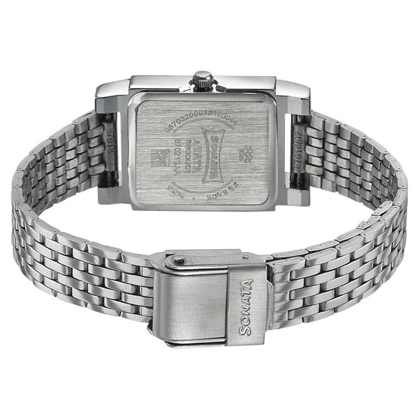 Sonata Essentials Pink Dial Women Watch With Stainless Steel Strap - image number 3