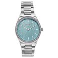 Sonata Jashn Quartz Analog Blue Dial Rose Gold Metal Strap Watch For Women