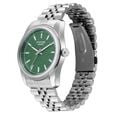 Poze By Sonata Quartz Analog Green Dial Silver Metal Strap Watch For Men - image number 2