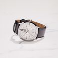 Sonata Poze Quartz Analog Green Dial Green Color Leather Strap Watch For Men