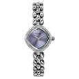 Poze Poze Quartz Analog Purple Dial Silver Metal Strap Watch For Women - image number 1