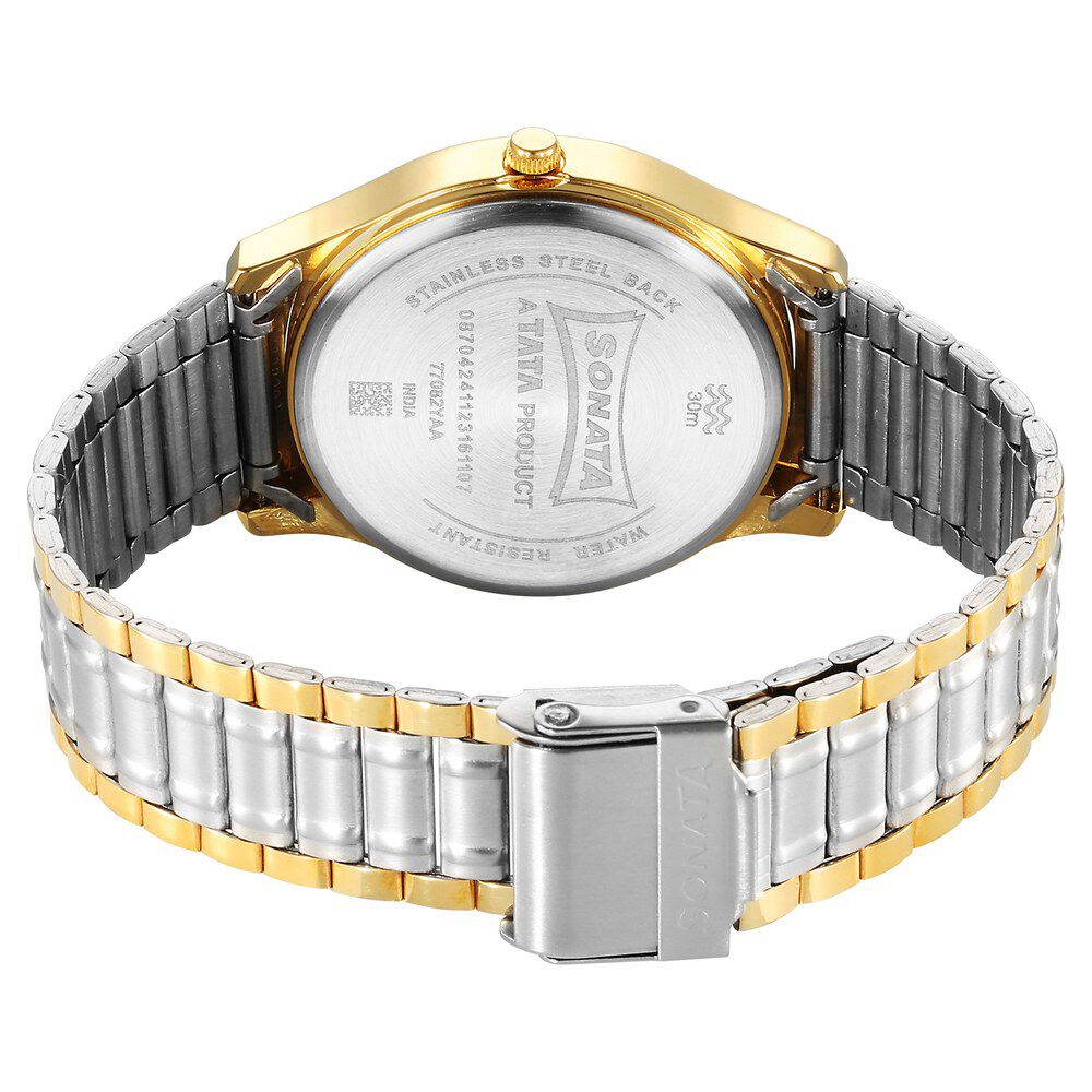 Stainless steel back watch clearance