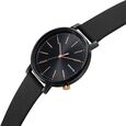 Sonata Essentials Black Dial Polyurethane Strap Watch for Women - image number 2