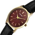 Sonata Eternia Quartz Analog Maroon Dial Leather Strap Watch For Men - image number 2