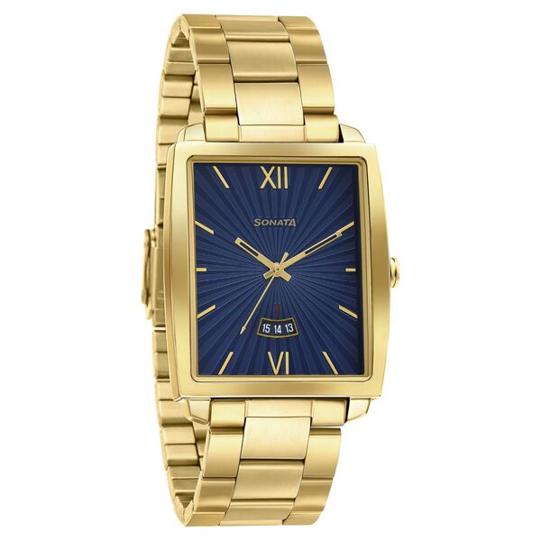 Sonata Quartz Analog with Date Stainless Steel Strap Watch for Men - image number 0