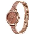 Poze By Sonata Quartz Analog Brown Dial Two Toned Metal Strap Watch For Women - image number 4